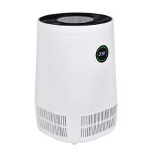 Table top personal led display screen mini portable HEPA home room desktop air purifier with air quality indicator